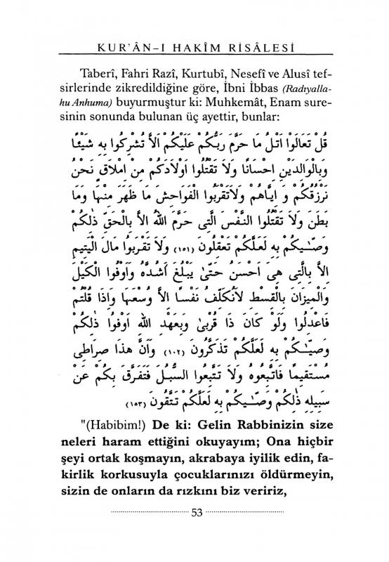 Kuranı%20Hakim%20Risalesi%20Lalegül%20Yayıncılık