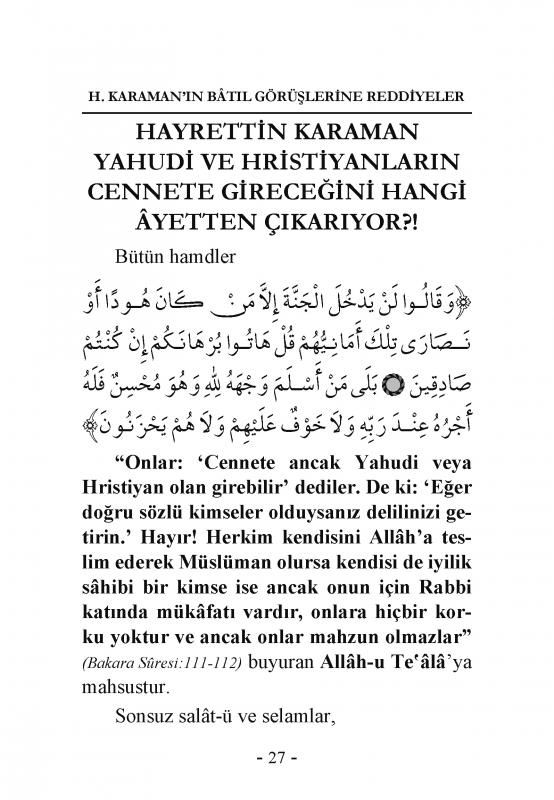 Hayrettin%20Karamanın%20Batıl%20Görüşlerine%20Reddiyeler%20Lalegül%20Yayıncılık