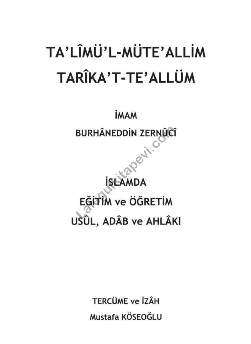 Talimül%20Müteallim%20Tercümesi%20ve%20Arapçası