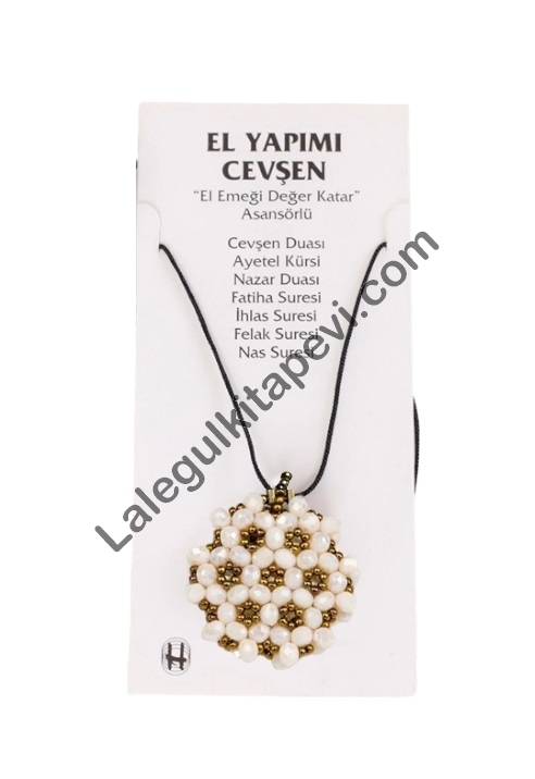El%20Yapımı%20Cevşen%20Kolye%20Büyük%20Boy%20Beyaz