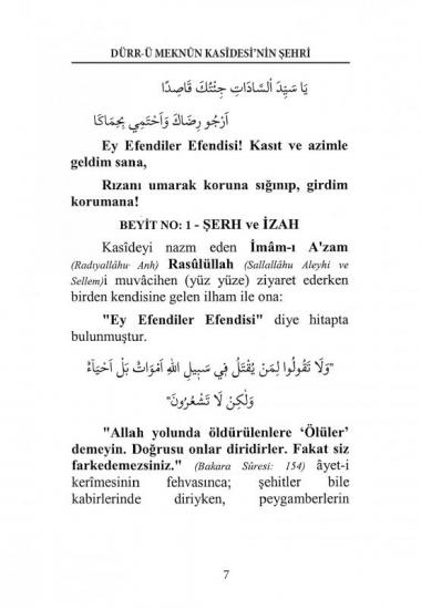Dürru Meknun Kasidesinin Şerhi Lalegül Yayıncılık