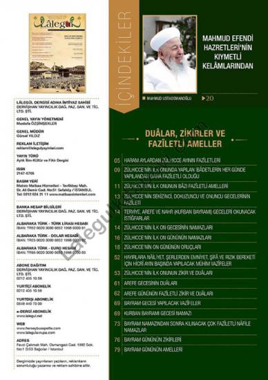 Lalegül Dergi Temmuz 2022 - Sayı 113