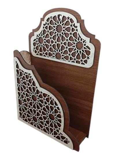 Ahşap Selçuklu Desenli Kuranı Kerim Kabı