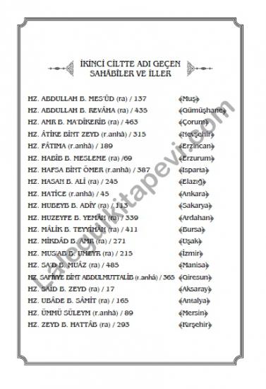 Sahabe İklimi 3. Cilt