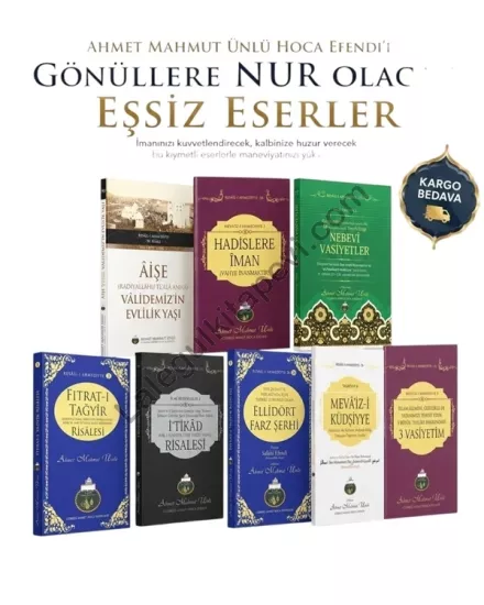 Cübbeli Ahmet Hocanın 8 Kitap Seti