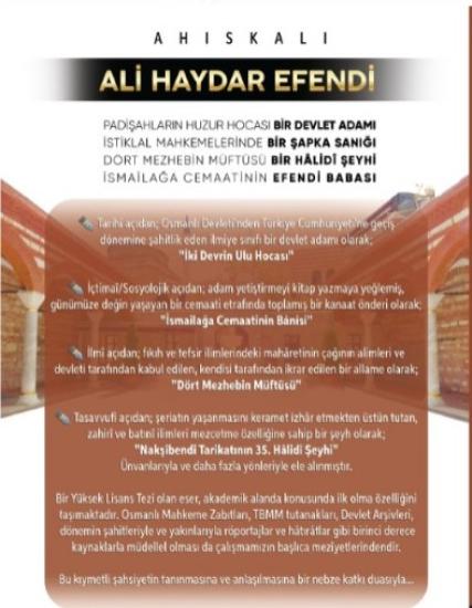 Ahıskalı Ali Haydar Efendi