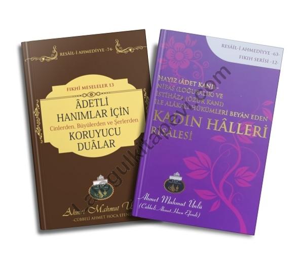 Kadın Halleri Risalesi Adetli - Hanımlar İcin Koruyucu Dualar  2 Kitap