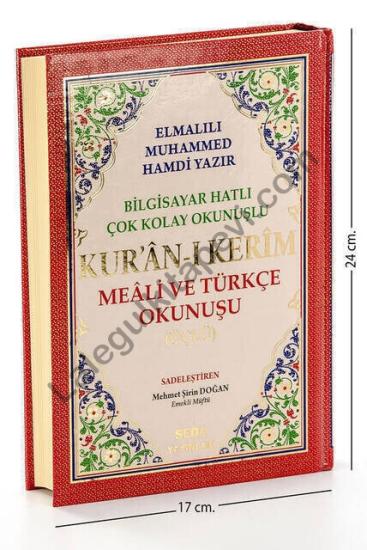 KuArapça Türkçe Okunuşlu ve Mealli Kuranı Kerim Üçlü Kuran Orta Boy