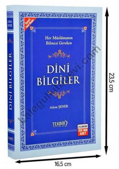 Dini Bilgiler Karton Kapak Adem Şener