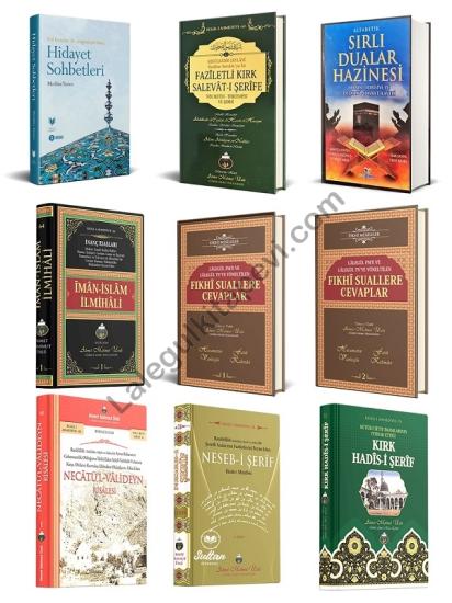  Dini bilgiler ve dua Hadis 9 kitap Seti