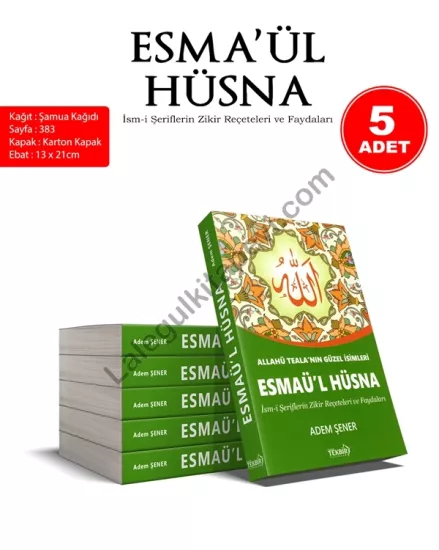 Esmaül Hüsna 5 Adet