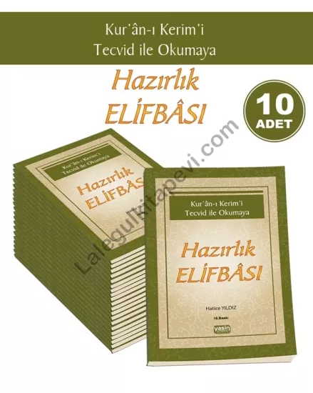 Kuranı Kerimi Tecvid ile Okumaya Hazırlık Elifbası 10 Adet
