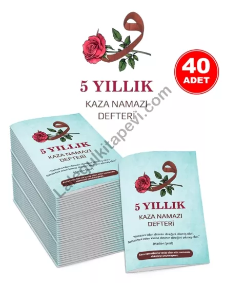 Kaza Namazı Defteri 40 Adet