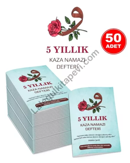 Kaza Namazı Defteri 50 Adet