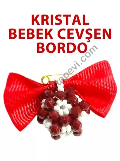 Kristal Bebek Cevşen Küçük kırmızı