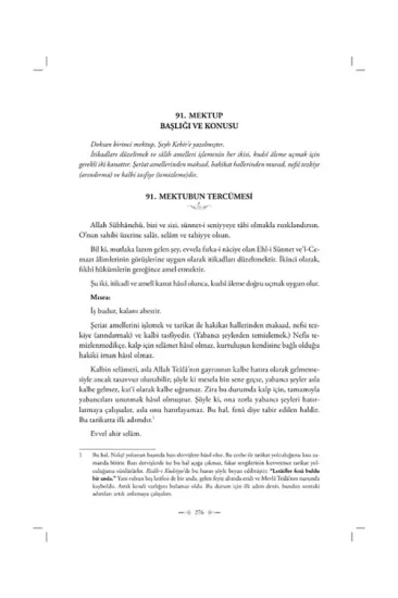 Mektubatı Rabbani Tercümesi 2. Cilt Takım