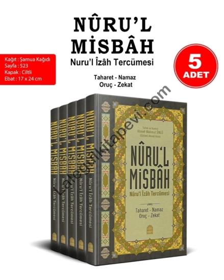 Nurul Misbah Nurul İzah Toplu Tercümesi 5 Adet