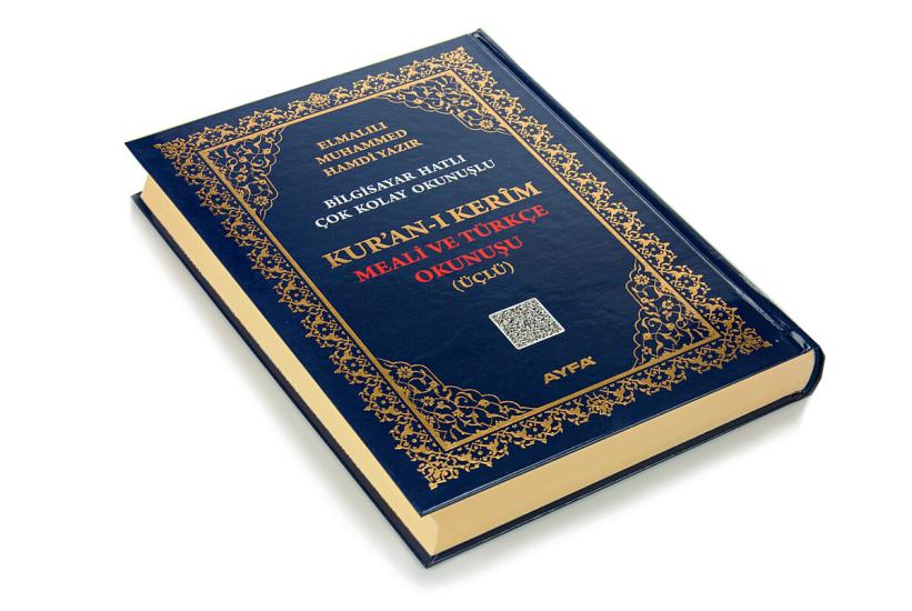 Rahle Boy Kuranı Kerim Meali ve Türkçe Okunuşu Üçlü