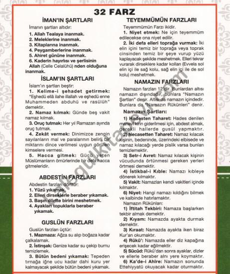Muhtasar Dini Bilgiler İtikad | İbadet - Siyer - Adab - Dualar