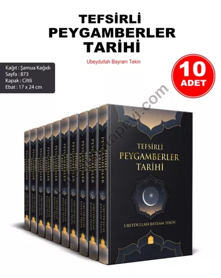 Tefsirli Peygamberler Tarihi ilaveli Yeni Baskı 10 Adet