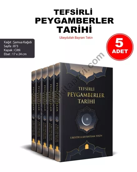 Tefsirli Peygamberler Tarihi ilaveli Yeni Baskı 5 Adet