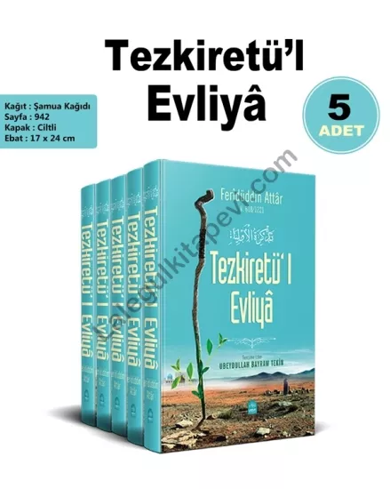 Tezkiretül Evliya 5 Adet