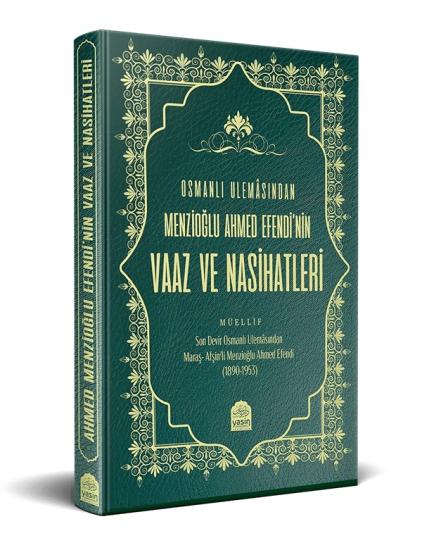 Osmanlı Ulamasından Menzioğlu Ahmed Efendinin VaazAVe Nasihatleri Deri Cilt